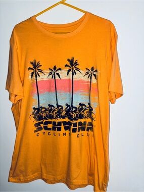 Goodfellow & Co. Orange “Schwinn Cycling Club” Short Sleeve Tee - Men’s XL